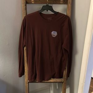 Patagonia long sleeve t-shirt. Size XXL. Burgundy Red